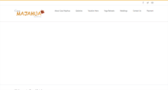 Desktop Screenshot of casamajahua.com